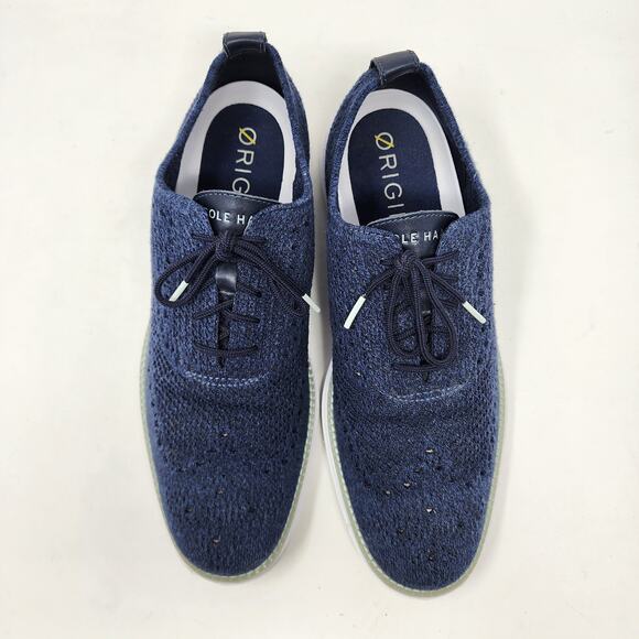 Cole Haan OriginalGrand Stitchlite Oxford Loafers Men 9.5M Blue Wingtip C31071 main image 7